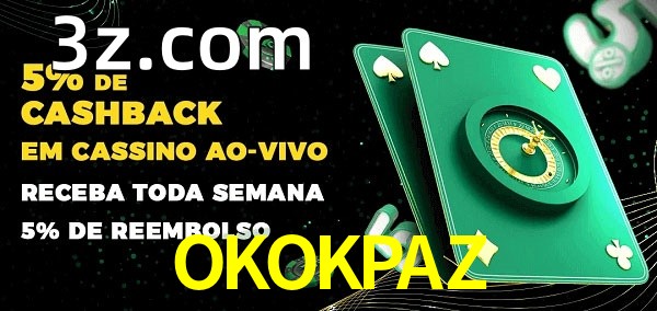 Promoções do cassino ao Vivo OKOKPAZ